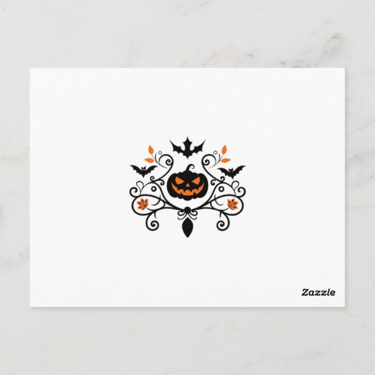 Happy Halloween Briefkaart (Achterkant)