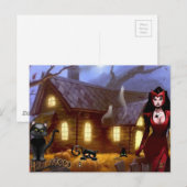 Happy Halloween Briefkaart (Voorkant / Achterkant)