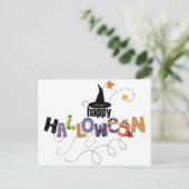 Happy Halloween Briefkaart (Staand voorkant)