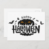Happy Halloween Briefkaart (Voorkant / Achterkant)