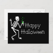 Happy Halloween Briefkaart (Voorkant / Achterkant)