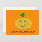 Happy Halloween Briefkaart (Voorkant / Achterkant)