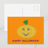 Happy Halloween Briefkaart (Voorkant / Achterkant)