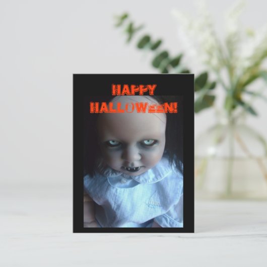 Happy Halloween Briefkaart (Staand voorkant)