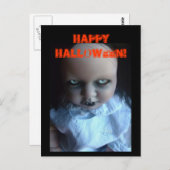 Happy Halloween Briefkaart (Voorkant / Achterkant)