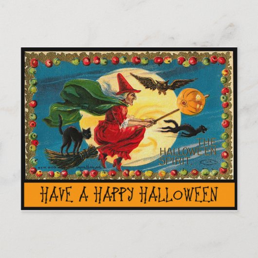 Happy Halloween Briefkaart (Voorkant)