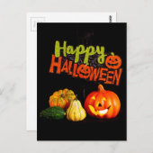Happy Halloween Briefkaart (Voorkant / Achterkant)