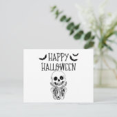 Happy Halloween briefkaart (Staand voorkant)