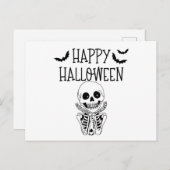 Happy Halloween briefkaart (Voorkant / Achterkant)