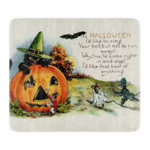Happy Halloween  Briefkaart Art Snijplank