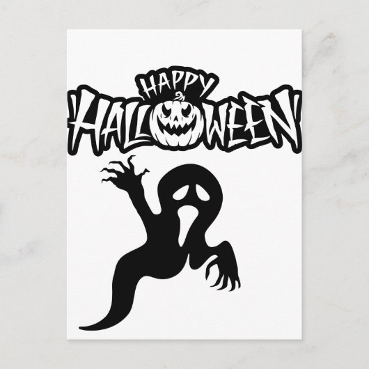 Happy Halloween-briefkaart Briefkaart (Voorkant)