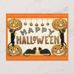 Happy Halloween Briefkaart Jack-O-Lantern