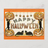 Happy Halloween Briefkaart Jack-O-Lantern (Voorkant)