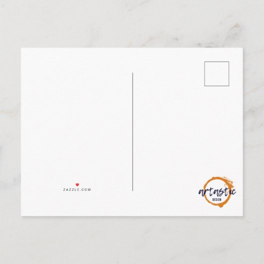 "Happy Halloween" briefkaart-uitnodiging Uitnodiging Briefkaart (Achterkant)