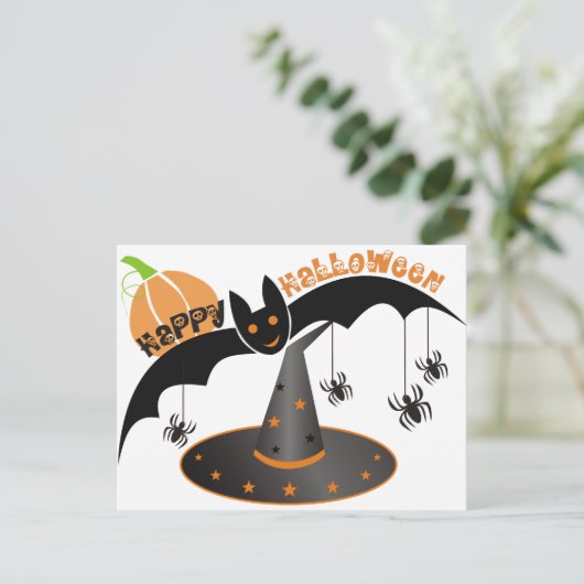 Happy Halloween Briefkaarten (Staand voorkant)