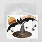 Happy Halloween Briefkaarten (Voorkant / Achterkant)