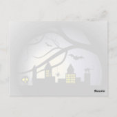 Happy Halloween Briefkaarten (Achterkant)