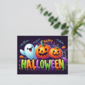 Happy Halloween Briefkaarten (Staand voorkant)