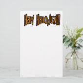Happy Halloween Briefpapier (Staand voorkant)