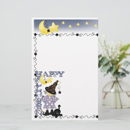 Happy Halloween Briefpapier (Staand voorkant)