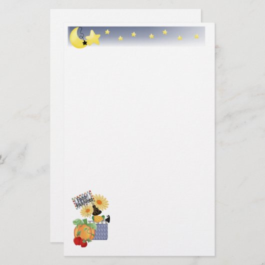 Happy Halloween Briefpapier (Voorkant / Achterkant)