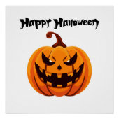 Happy Halloween Brilliant Poster (Voorkant)