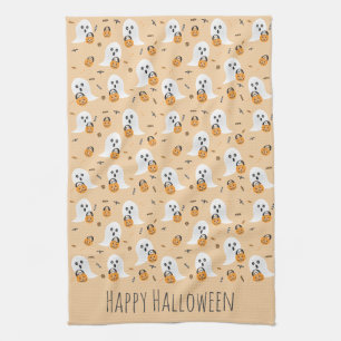 Happy Halloween-broodje of behandelingspatroon Theedoek