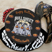 Happy Halloween Bull Blad Moo Bulls Ghost Papieren Bordje