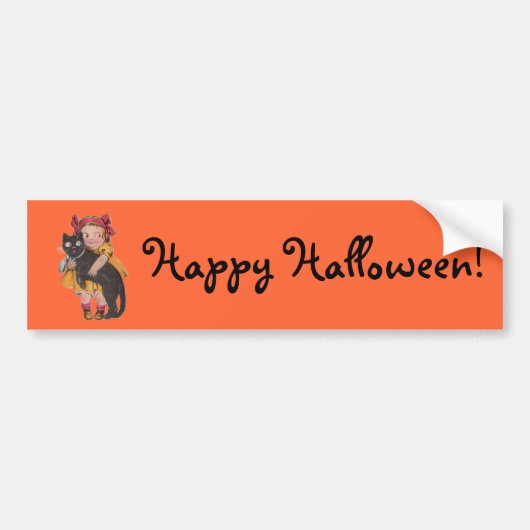 Happy Halloween! Bumpersticker (Voorkant)