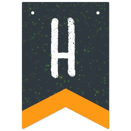 Happy Halloween Bunting Flags Vlaggetjes (Eerste vlag)