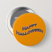 Happy Halloween Buttonnen Ronde Button 7,6 Cm (Voorkant /achterkant)