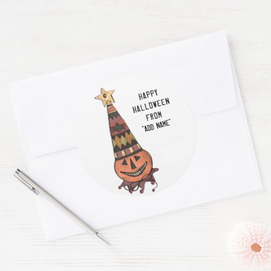 Happy Halloween cadeaubon label (Envelop)