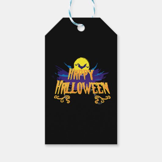 Happy Halloween Cadeaulabel (Voorkant)