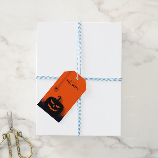 Happy Halloween Cadeaulabel (Met Touw)