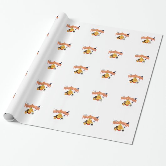 Happy Halloween Cadeaupapier (Uitgerold)