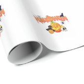 Happy Halloween Cadeaupapier (Rol Hoek)