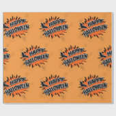 Happy Halloween Cadeaupapier (Vlak)