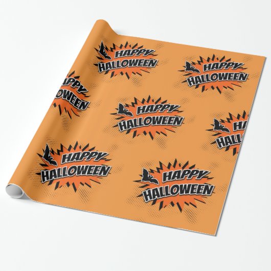 Happy Halloween Cadeaupapier (Uitgerold)