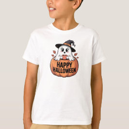 Happy Halloween Cafeïne Ghost T-shirt
