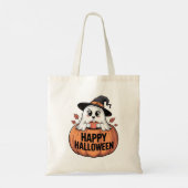 Happy Halloween Cafeïne Ghost Tote Bag (Achterkant)