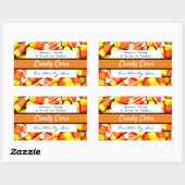 Happy Halloween Candle Corn Labels (Vel)