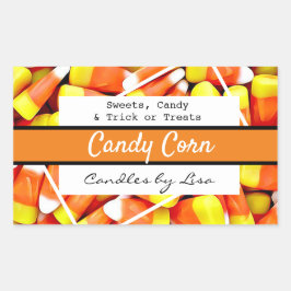 Happy Halloween Candle Corn Labels