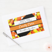 Happy Halloween Candle Corn Labels (Envelop)