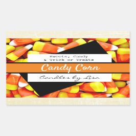 Happy Halloween Candle Corn Labels