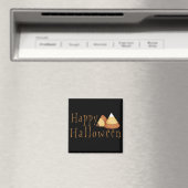 Happy Halloween Candy Corn Magneet (Insitu (Vaatwasser))
