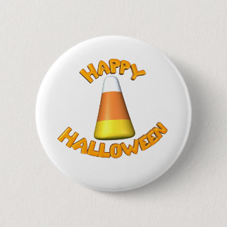 Happy Halloween Candy Corn Ronde Button 5,7 Cm