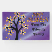 Happy Halloween Candy Corn Spandoek (Horizontaal)