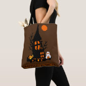 Happy Halloween Canvas tas (Dichtbij)