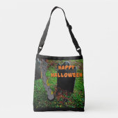 HAPPY HALLOWEEN CANVAS TAS (Achterkant)