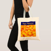 Happy Halloween Canvas tassen Candy Corn Trees (Voorkant (product))